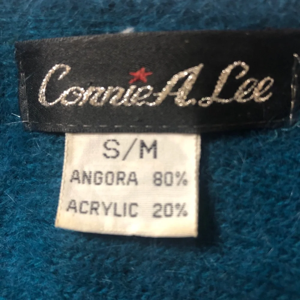 Vintage Connie A Lee‎ Angora Fuzzy Sweater